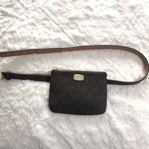 Michael Kors Leather Belt Bag